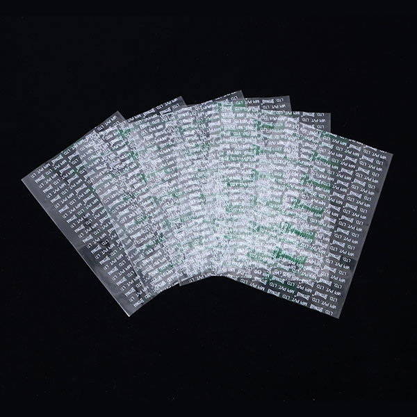 Display of Packaging Films in Various Materials